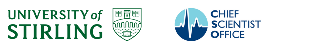 University of Stirling and Chief Scientist Office Logos